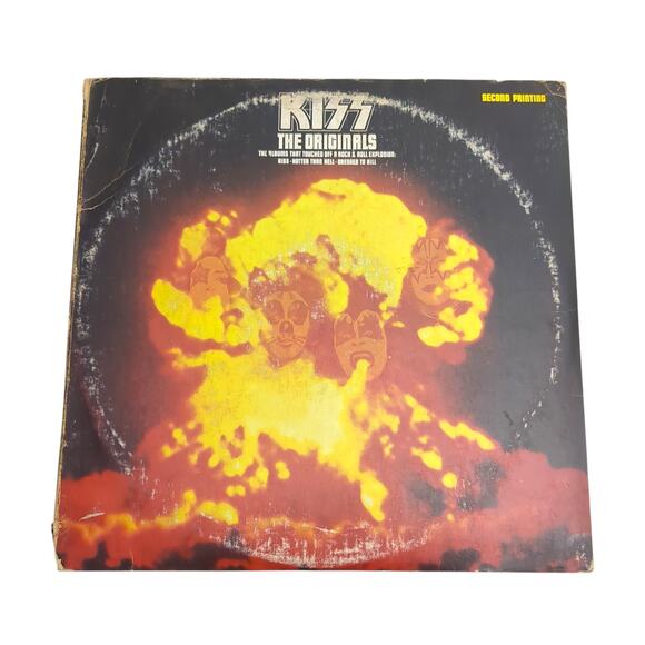 Kiss the Originals: 3 LP Set 2nd Printing With Insert